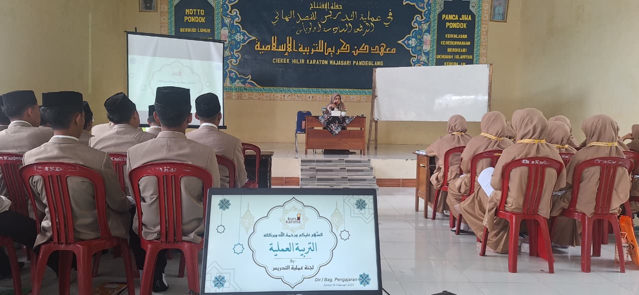 Pondok Pesantren Kun Karima Bekali Santri Akhir Kelas 6 Guna Mengarungi Kegiatan Amaliyah Tadris