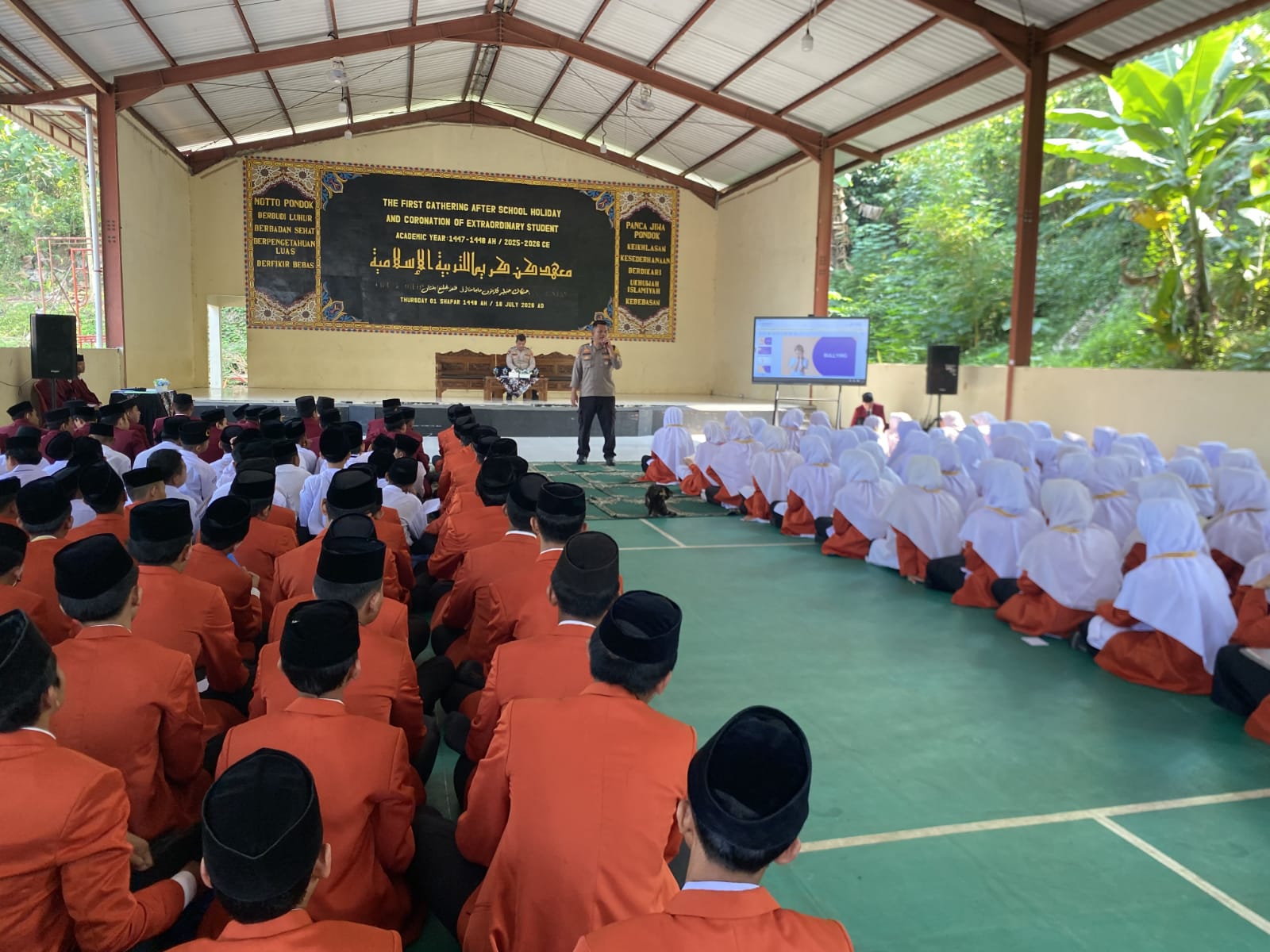 Pesantren, Tempat Terbaik Membentuk Karakter Santri: Polres Pandeglang Gelar Sosialisasi Program Kepolisian di Pondok Pesantren Kun Karima